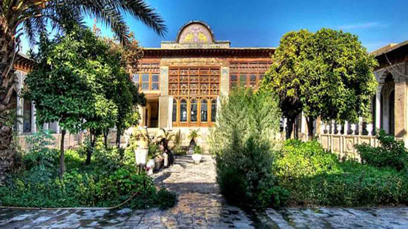 نمای تاریخی خانه زینت‌الملک شیراز