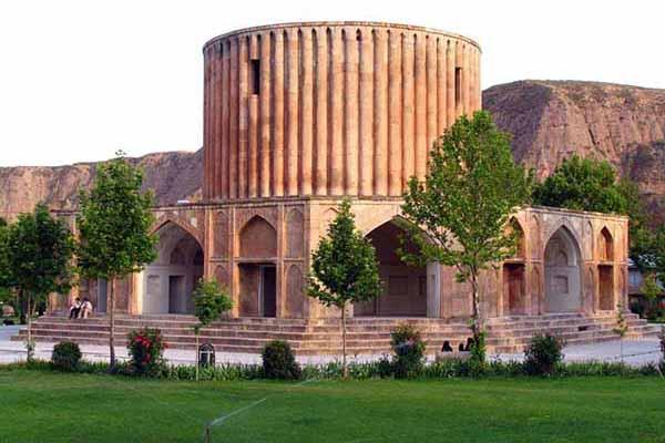 کاخ خورشید در شهر کلات نادری در شمال استان خراسان رضوی