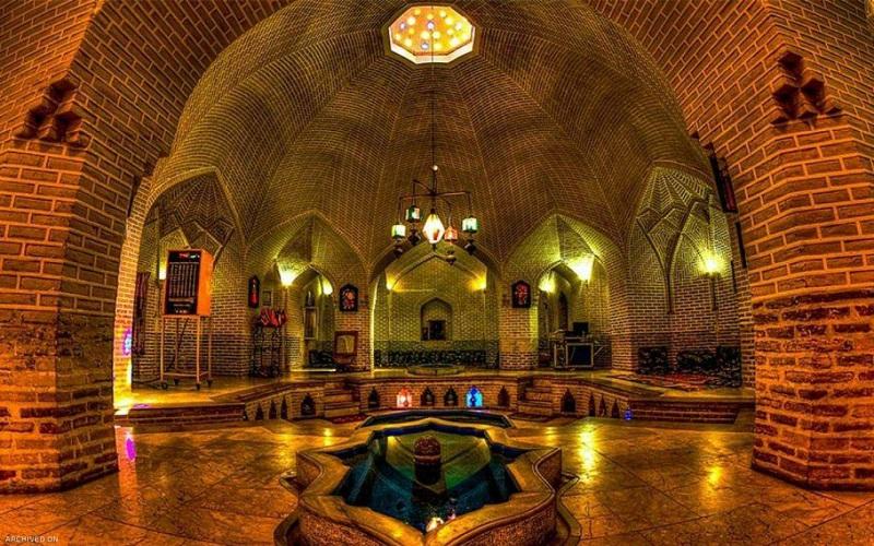 حمام خان یزد؛ گرمابهای تاریخی در قلب مجموعه خان