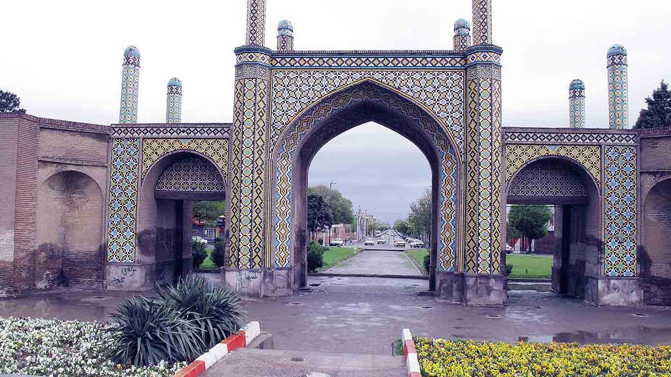 سه دهانه ورودی دروازه تهران قزوین