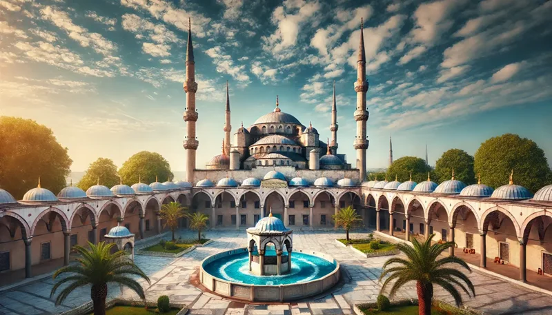 مسجد آبی یا مسجد سلطان احمد نمونه بار شاهکار معماری عثمانی در قلب استانبول