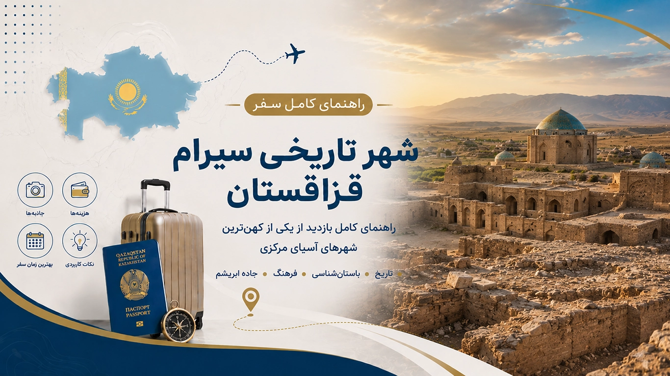 شهر تاریخی سیرام قزاقستان؛ راهنمای کامل بازدید از یکی از کهن‌ترین شهرهای آسیای مرکزی