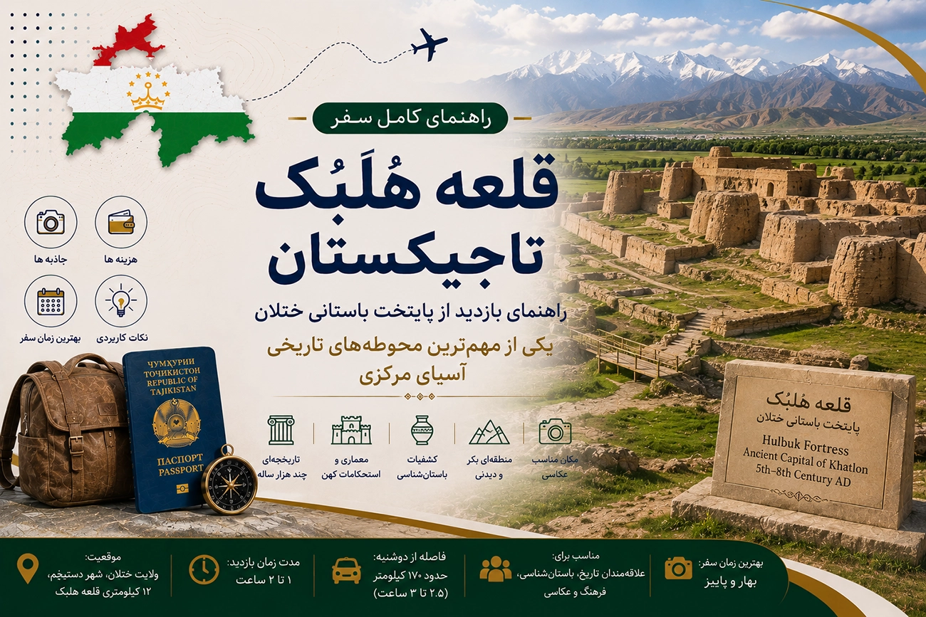 قلعه هُلبُک تاجیکستان؛ راهنمای بازدید از پایتخت باستانی ختلان