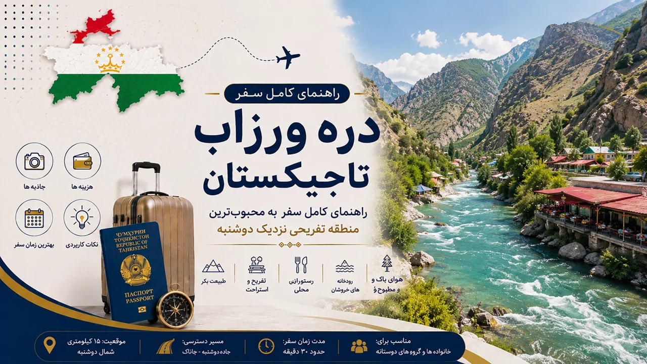 دره ورزاب تاجیکستان؛ راهنمای کامل سفر به محبوب‌ترین منطقه تفریحی نزدیک دوشنبه
