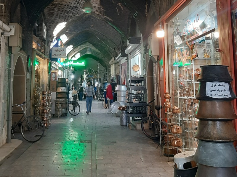 بازار چهارسوق شهر گلپایگان