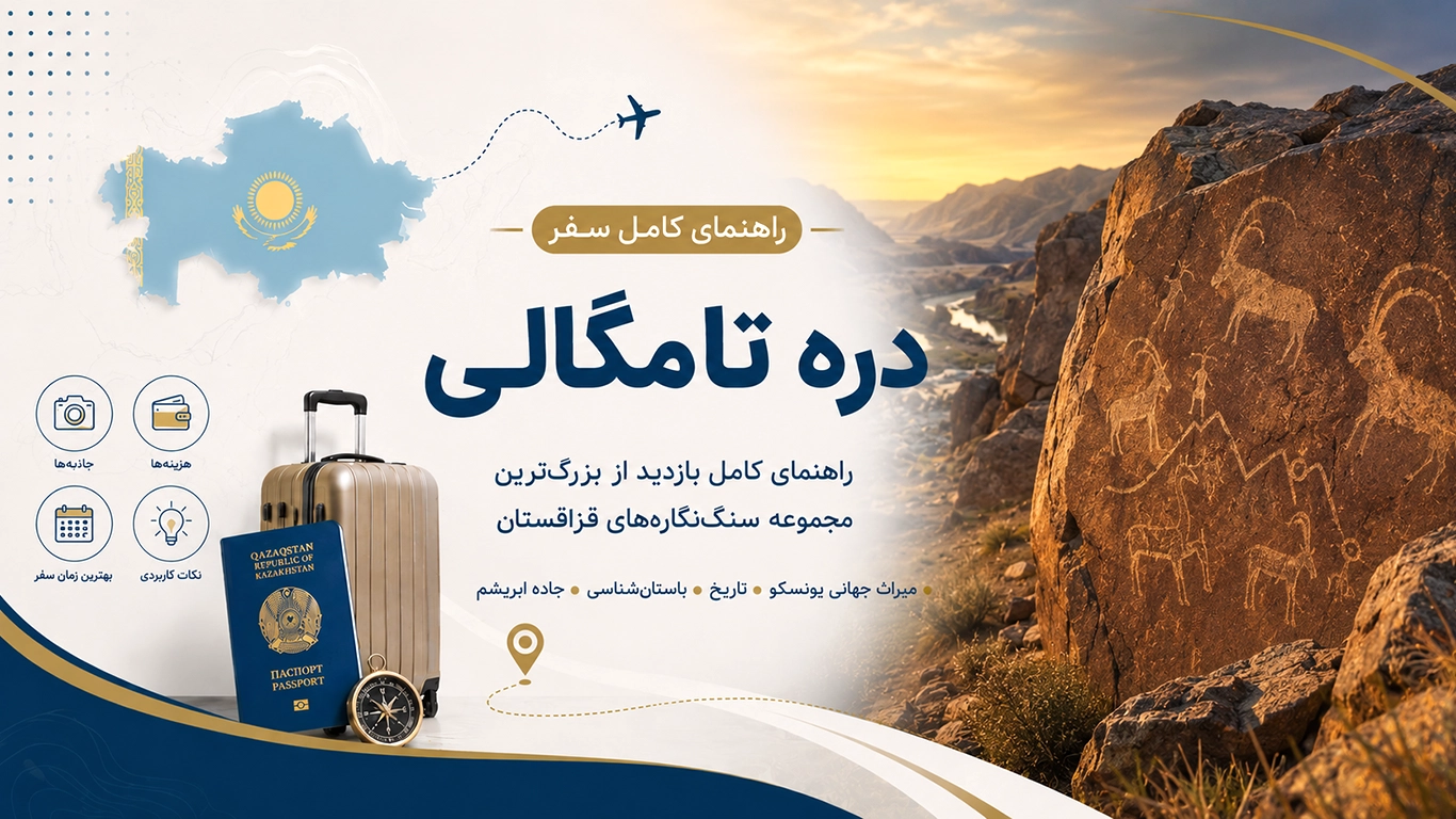 دره تامگالی؛ راهنمای کامل بازدید از بزرگ‌ترین مجموعه سنگ‌نگاره‌های قزاقستان