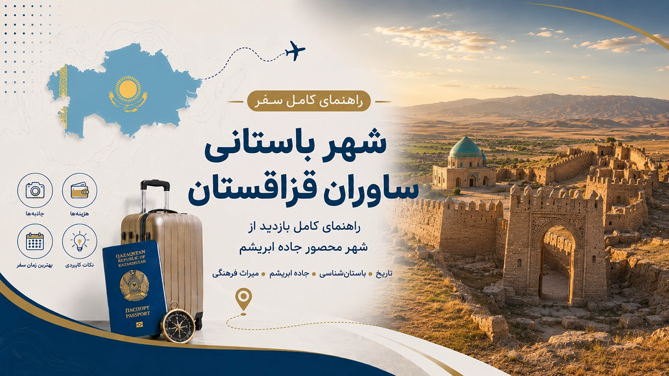 شهر باستانی ساوران قزاقستان؛ راهنمای کامل بازدید از شهر محصور جاده ابریشم