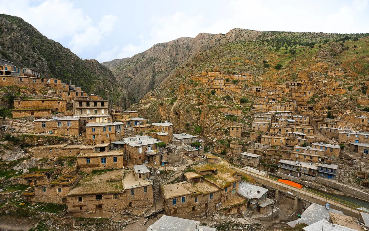 روستای پالنگان کردستان؛ نگین پلکانی ژاورود در آغوش کوههای زاگرس